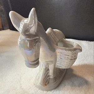 VINTAGE RETRO DONKEY MULE VASE PLANTER /ASHTRAY  MADE IN BRAZIL